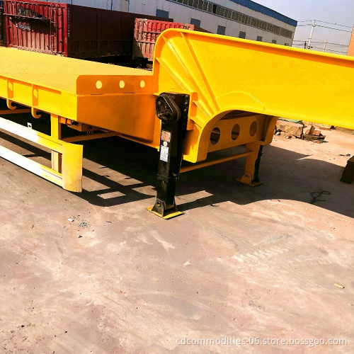 New and Used Heavy Duty 3/4 Axle Low Bed Semi Trailer Truck